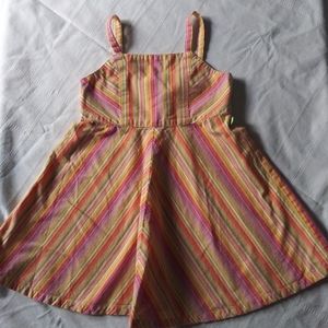 Girls Gymboree yellow summer flare dress sz 3